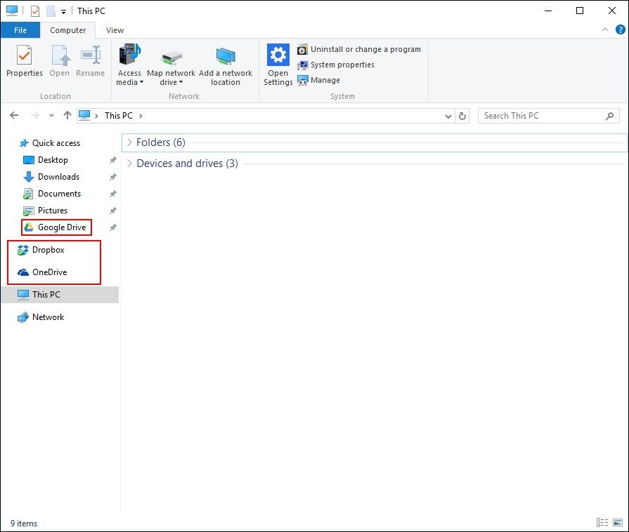 how to add google drive to file explorer windows 7